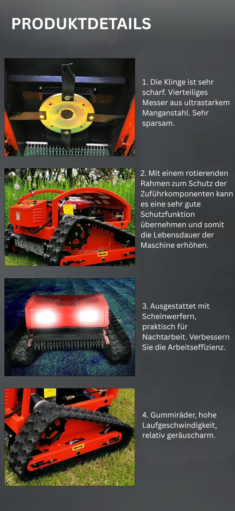RotoMax™ Ferngesteuerter Rasenmäher